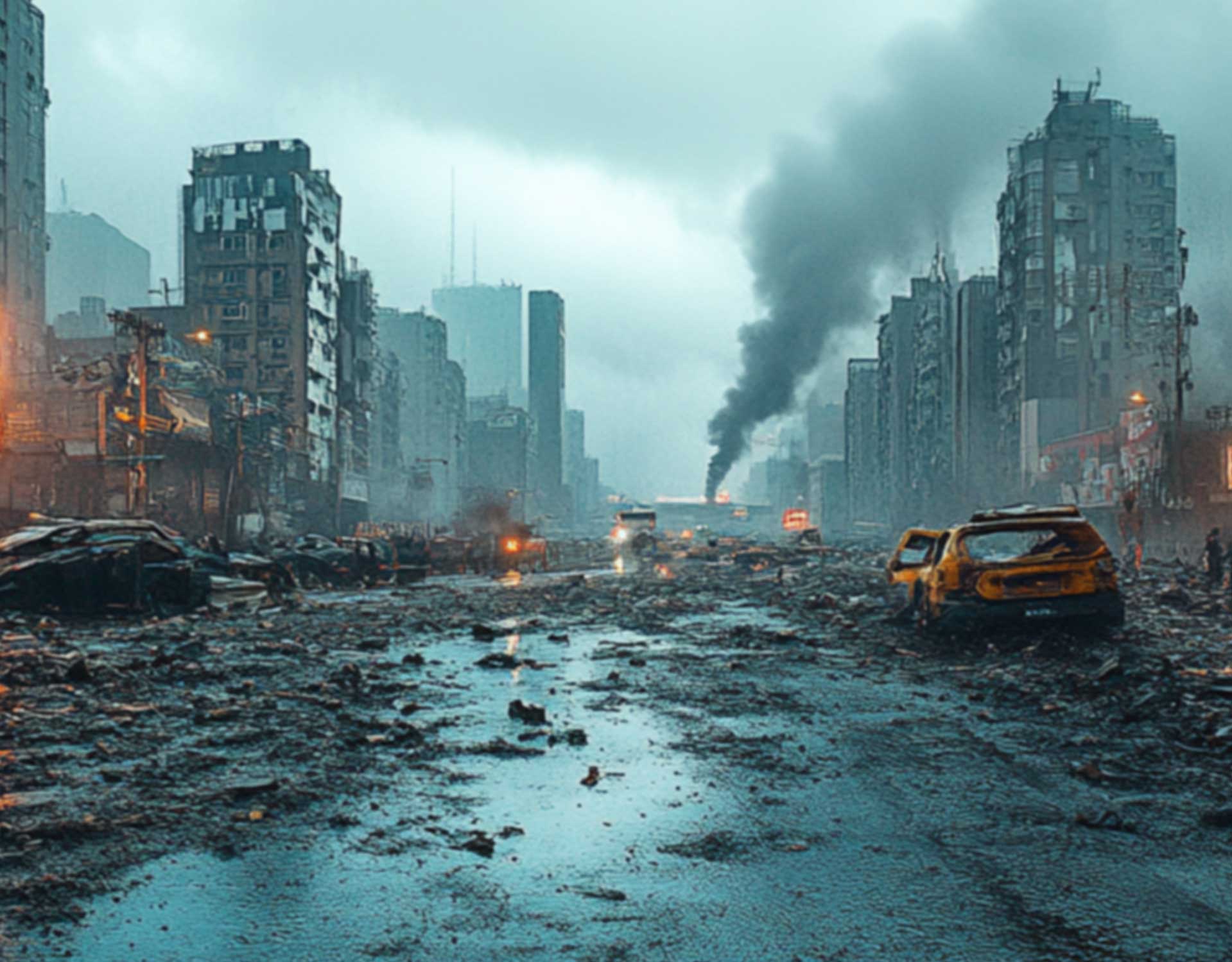 Dystopischer Zustand nach Übernahme durch die AI