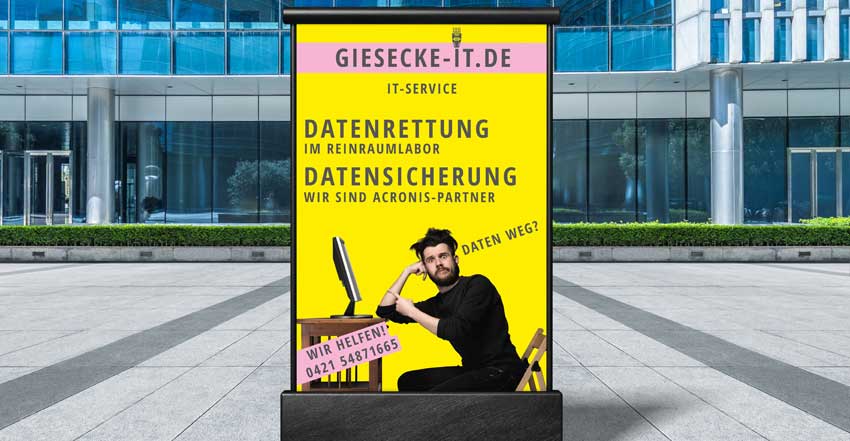 Plakat Giesecke-IT