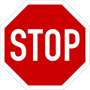 Schild Stop